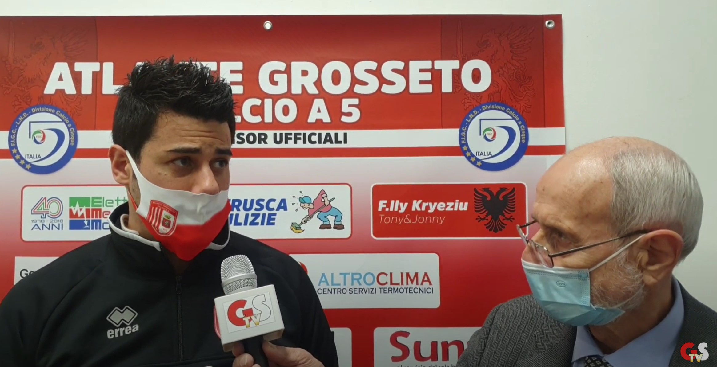 Gs Tv - Alessandro Izzo intervistato da Franco Ciardi dopo Atlante-Lastrigiana 6 a 4