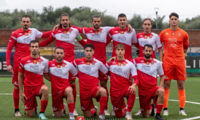 Il Grosseto vincente contro la Fezzanese a Seravezza - foto di Noemy Lettieri per Us Grosseto 1912